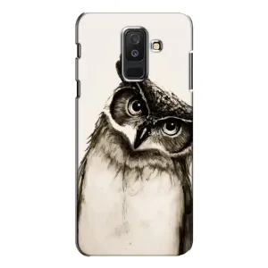 Чохол з пташками на Samsung Galaxy A6 Plus 2018 ( A605) (VPrint) (Сова)