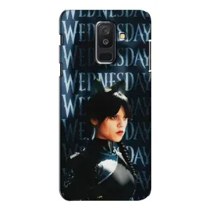 Чохли Венсдей на Samsung Galaxy A6 Plus 2018 ( A605) Уенсдей (AlphaPrint) (Венздей кішка)
