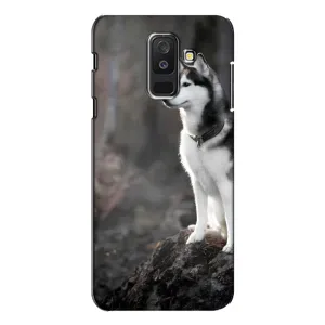 Чохол з Хаскі Samsung Galaxy A6 Plus 2018 (A6 Plus 2018, A605) - (AlphaPrint) (Вірний собака)