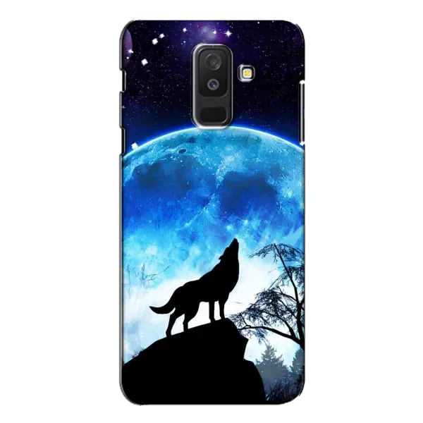 Чохол з принтом «Вовк на місяць» для Samsung Galaxy A6 Plus 2018 (A605) Чохол з принтом «Вовк на місяць» для Samsung Galaxy A6 Plus 2018 (A605)