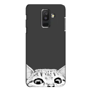 Чохол на Самсунг A6 Плюс 2018, A605 з Котиками (VPrint) (Виглядає котик)