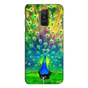 Чохол з пташками на Samsung Galaxy A6 Plus 2018 ( A605) (VPrint) (Яскравий Павлин)