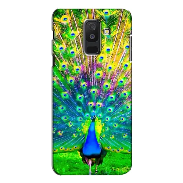 Чохол з принтом «Яскравий Павлин» для Samsung Galaxy A6 Plus 2018 (A605)