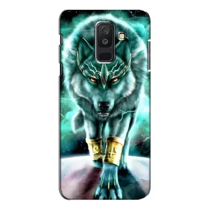 Защитные чехлы для Самсунг А6 Плюс 2018, А605 (AlphaPrint) (ХИТ продаж) ВОЛК