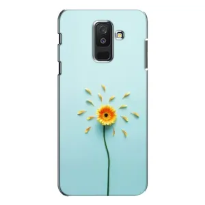 Чохли з квітами для Samsung Galaxy A6 Plus 2018 ( A605) (VPrint) (Жовта квітка)