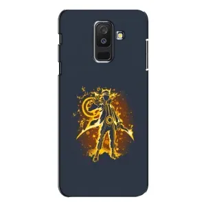 Naruto Anime Чохли для Самсунг A6 Плюс 2018, A605 (AlphaPrint) (золотий Наруто)