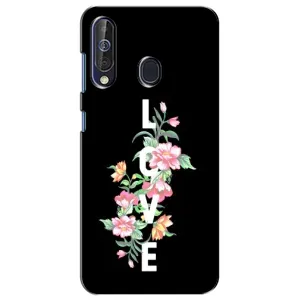 Чехлы для любимой на Самсунг Гелексі А60 2019 (А605Ф) (VPrint) (Квіти LOVE)