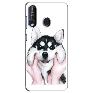 Чохли з собаками для Samsung Galaxy A60 2019 (A605F) (VPrint) (Радісний Хаскі)
