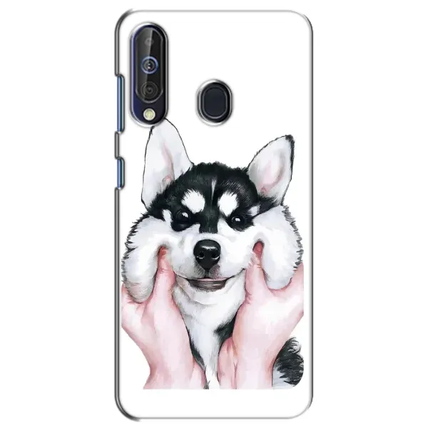 Чехол с принтом «Довольный Хаски» для Samsung Galaxy A60 2019 (A605F) Чехол с принтом «Довольный Хаски» для Samsung Galaxy A60 2019 (A605F)