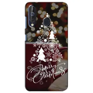 Різдвяні Чохли для Samsung Galaxy A60 2019 (A605F) (VPrint) (Ялинка яскрава)