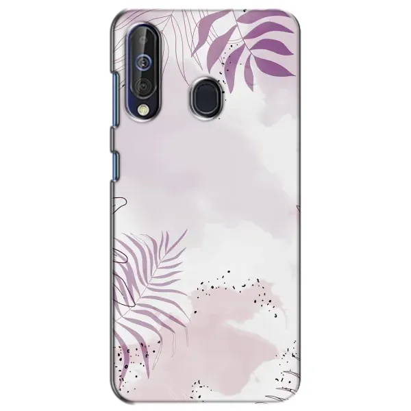 Чохол з принтом «Фіолетове листя» для Samsung Galaxy A60 2019 (A605F)