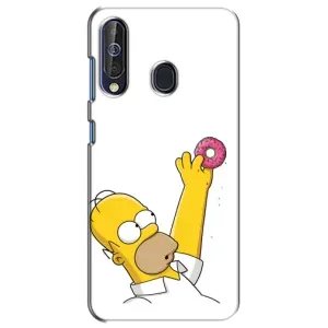 Чjхол з Сімпсонами для Samsung Galaxy A60 2019 (A605F) (VPrint) (Гомер з пончиком)