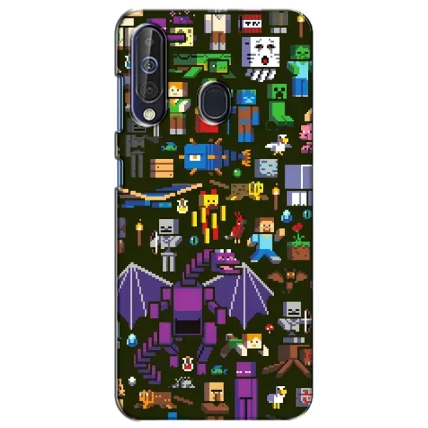 Чохол з принтом «Колаж Майнкрафт» для Samsung Galaxy A60 2019 (A605F) Чохол з принтом «Колаж Майнкрафт» для Samsung Galaxy A60 2019 (A605F)