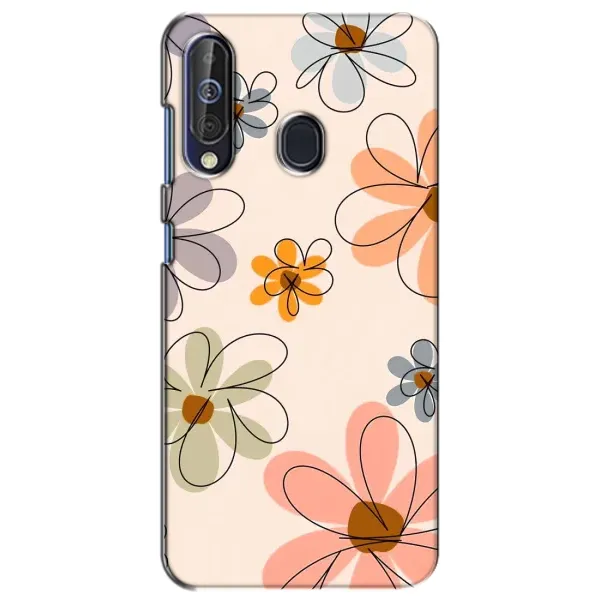 Чохол з принтом «Кольорові квіти» для Samsung Galaxy A60 2019 (A605F)