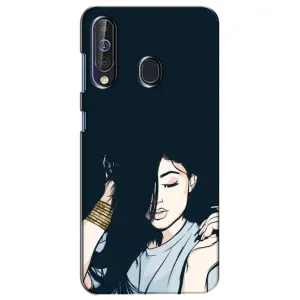 Чохол з друком для Samsung Galaxy A60 2019 (A605F) - (Мода) (AlphaPrint) (Гарна дівчина)