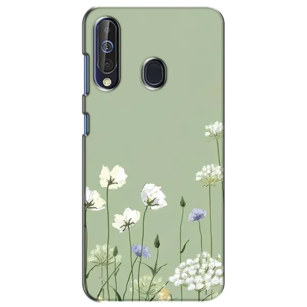 Чохол з принтом «Квіти на зеленому» для Samsung Galaxy A60 2019 (A605F)