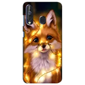 Чохли з картинкою Лисичка для Samsung Galaxy A60 2019 (A605F) (VPrint) (Лисичка в гірляндах)