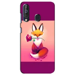 Чохли з картинкою Лисичка для Samsung Galaxy A60 2019 (A605F) (VPrint) (Лиса з трояндою)