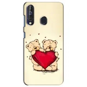 Чехлы для любимой на Самсунг Гелексі А60 2019 (А605Ф) (VPrint) (Медвежата)