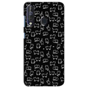 Чохол з принтом для Samsung Galaxy A60 2019 (A605F) (AlphaPrint) Модні коти (Маленькі котики)