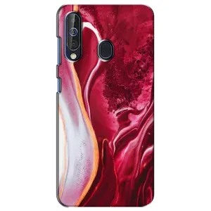 Чохол з принтом «Мрамор червоний» для Samsung Galaxy A60 2019 (A605F)