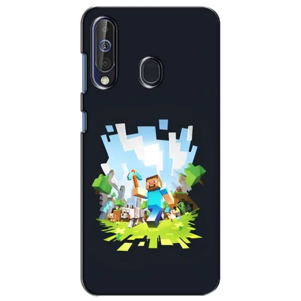 Чохол з принтом «персонажі Minecraft» для Samsung Galaxy A60 2019 (A605F) Чохол з принтом «персонажі Minecraft» для Samsung Galaxy A60 2019 (A605F)