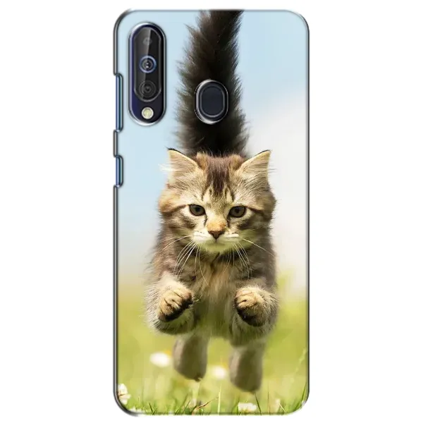 Чохол з принтом «Прижок кота» для Samsung Galaxy A60 2019 (A605F)