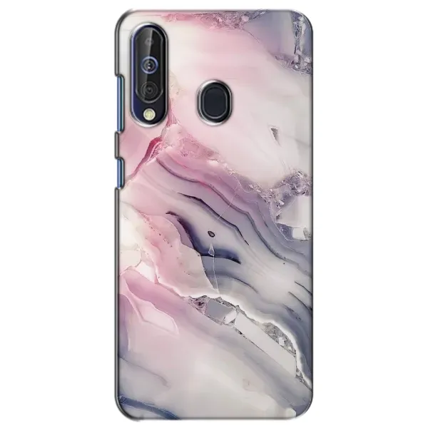 Чехол с принтом «Пурпурный Мрамор» для Samsung Galaxy A60 2019 (A605F)