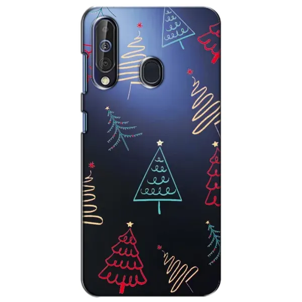 Чехол с принтом «Рождественские елки» для Samsung Galaxy A60 2019 (A605F)