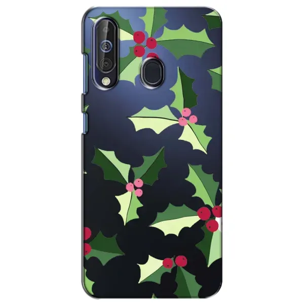 Чехол с принтом «Рождественский фон» для Samsung Galaxy A60 2019 (A605F)