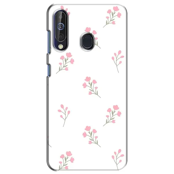 Чохол з принтом «Рожеві квіти» для Samsung Galaxy A60 2019 (A605F)