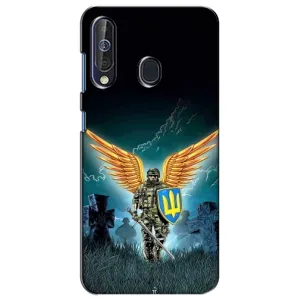 Чехлы с картинкой ЗСУ для Samsung Galaxy A60 2019 (A605F) (AlphaPrint) (Солдат ЗСУ)