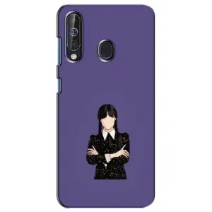 Чохли Венсдей на Samsung Galaxy A60 2019 (A605F) Уенсдей (AlphaPrint) (Венздей у чорному)
