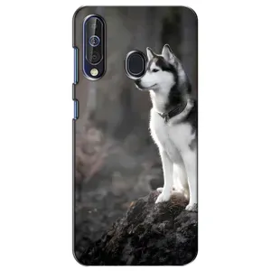 Чохол з Хаскі Samsung Galaxy A60 2019 (A605F) - (AlphaPrint) (Вірний собака)