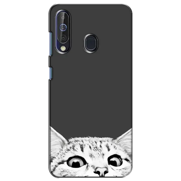Чехол с принтом «Выглядывает кот» для Samsung Galaxy A60 2019 (A605F)