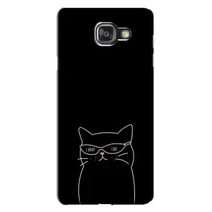 Чехол с рисунком кот на Samsung Galaxy A7 2016 / A7100 / A710F (Равнодушный кот)