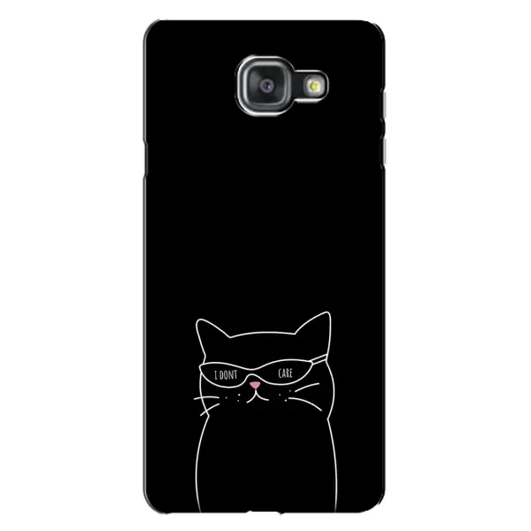 Чехол с принтом «Равнодушный кот» для Samsung Galaxy A7 2016 (A7100, A710F)