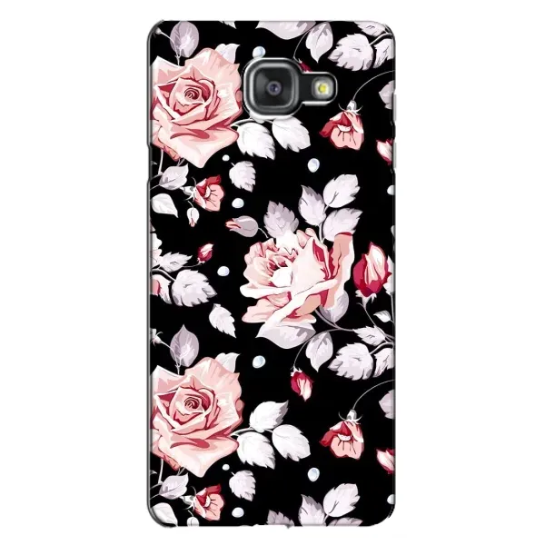 Чохол з принтом «Квіти на чорному» для Samsung Galaxy A7 2016 (A7100, A710F) Чохол з принтом «Квіти на чорному» для Samsung Galaxy A7 2016 (A7100, A710F)