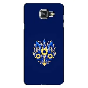 Чохли для Samsung Galaxy A7 2016 / A7100 / A710F Укр. Символіка (AlphaPrint) (Квітковий Герб)