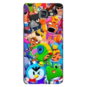 Чехол с принтом «герои Бравл Старс» для Samsung Galaxy A7 2016 (A7100, A710F)