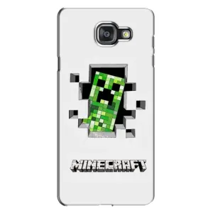 Чохол Майнкрафт на Samsung Galaxy A7 2016 / A7100 / A710F (AlphaPrint) Minecraft (кріпер Майнкрафт)
