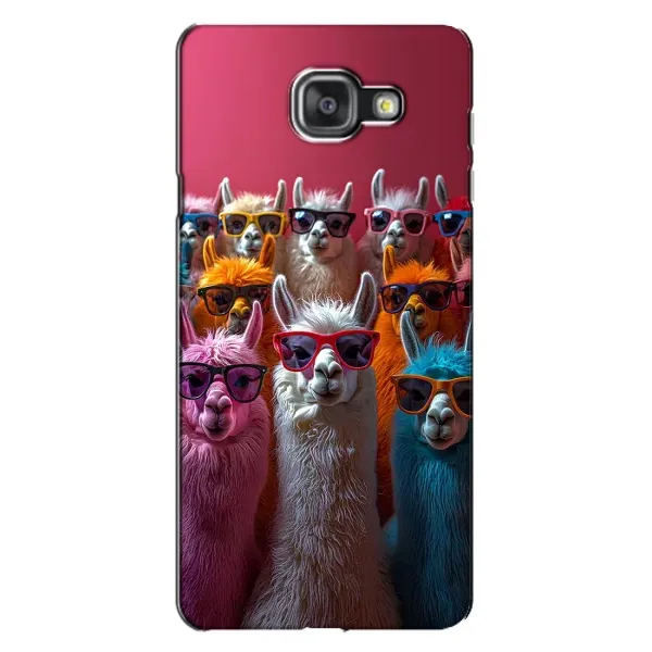 Чохол з принтом «Лами в окулярах» для Samsung Galaxy A7 2016 (A7100, A710F)