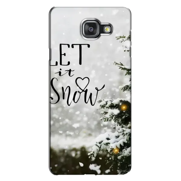 Чехол с принтом «Let it snow» для Samsung Galaxy A7 2016 (A7100, A710F)