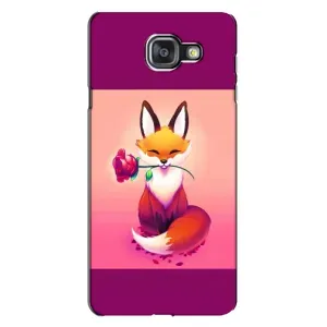 Чохли з картинкою Лисичка для Samsung Galaxy A7 2016 / A7100 / A710F (VPrint) (Лиса з трояндою)