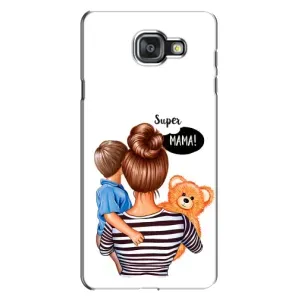 Чохол з друком для Samsung Galaxy A7 2016 / A7100 / A710F - (Мама з дитинкою) (AlphaPrint) (Мама з синочком)