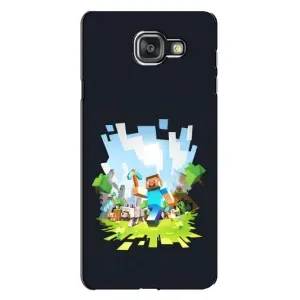 Чохол Майнкрафт на Samsung Galaxy A7 2016 / A7100 / A710F (AlphaPrint) Minecraft (персонажі Minecraft)