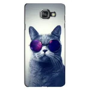 Чехол с принтом для Samsung Galaxy A7 2016 / A7100 / A710F (AlphaPrint) Модные коты (Стильный кот)