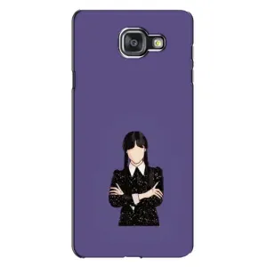 Чохли Венсдей на Samsung Galaxy A7 2016 / A7100 / A710F Уенсдей (AlphaPrint) (Венздей у чорному)