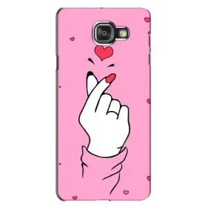 Чохол з принтом для Samsung Galaxy A7 2016 / A7100 / A710F (AlphaPrint - Знак сердечка)