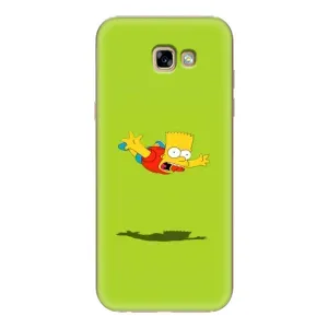 Чехол с Симпсонами для Samsung Galaxy A7 2017 / A720 / A720F (VPrint) (Барт Симпсон)